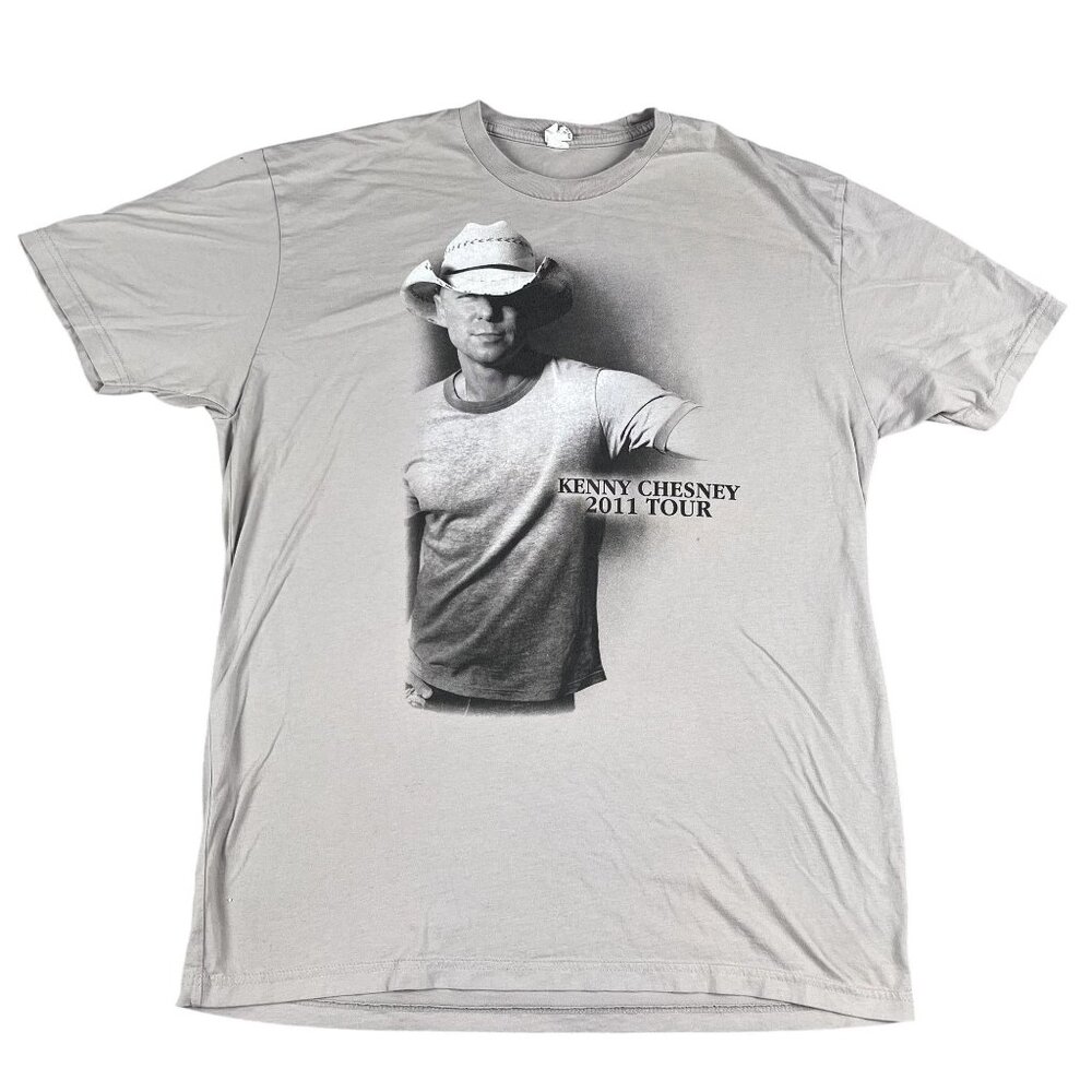 Kenny Chesney Mens 100% Cotton 2011 Tour Shirt Sz Large